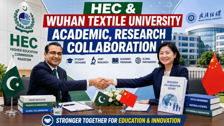 HEC, Wuhan Textile University Discuss Enhanced Academic, Research Collaboration