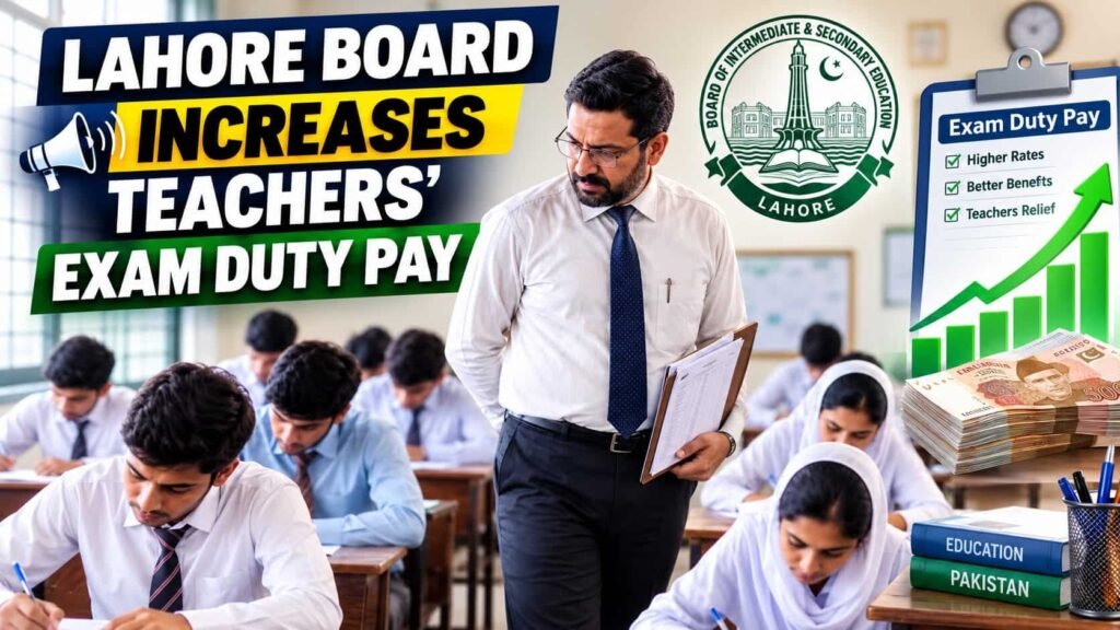 BISE Lahore Increases Exam Duty Pay for Teachers by 50%