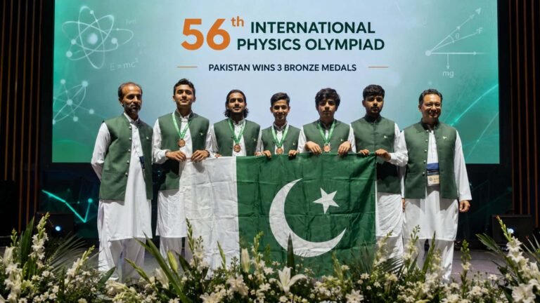 Pakistan Wins 3 Bronze Medals at 56th International Physics Olympiad 2026