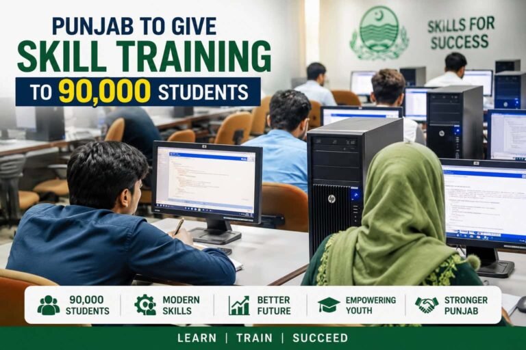 Punjab Government to Train 90,000 Students Under Workforce Readiness Project by 2029
