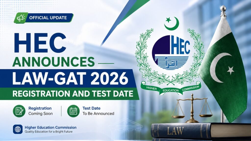 HEC Law-GAT 2026 registration and test date announcement