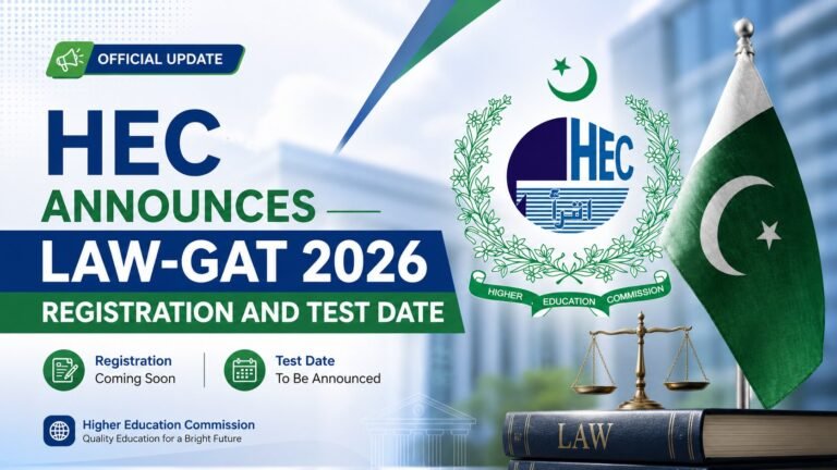 HEC Law-GAT 2026 registration and test date announcement
