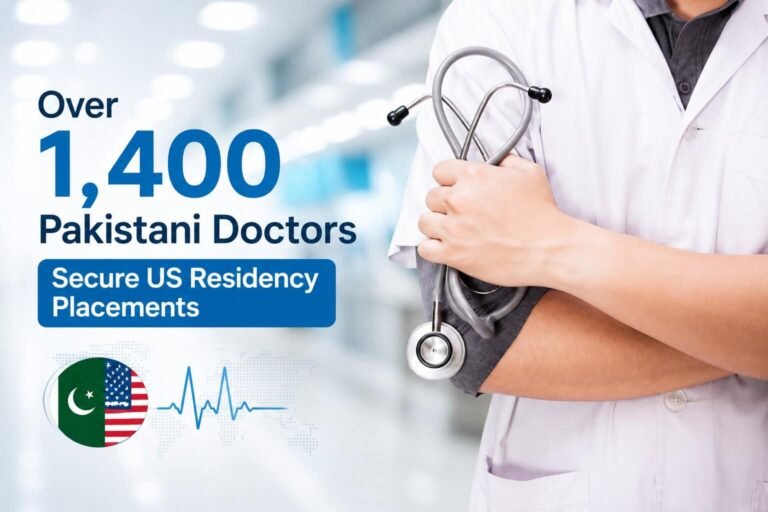 Over 1,400 Pakistani Doctors Secure US Residency Placements in 2026